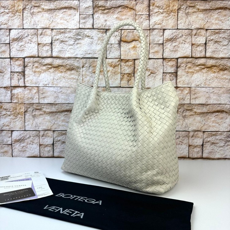 BOTTEGA VENETA YAVRULU TOTE BEJ